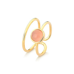 ANEL DOURADO DUPLO AJUSTAVEL CABOCHÃO 6,5mm