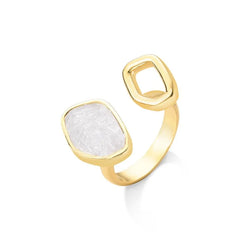 ANEL REGULAVEL LÚMEN COM DETALHE DOURADO