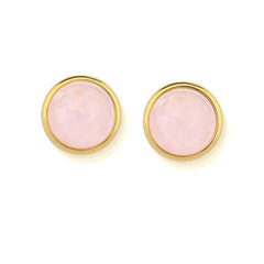BRINCO DOURADO TODO DIA PEDRA CABOCHÃO 12MM ARO 14,8MM