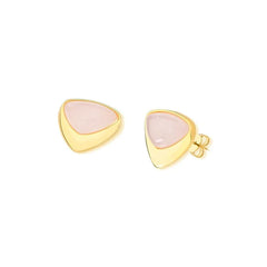 BRINCO DOURADO PEDRA STILETTO CABOCHÃO