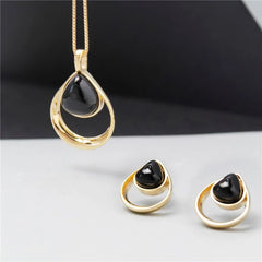 BRICO BELLE DOURADO PEDRA GOTA