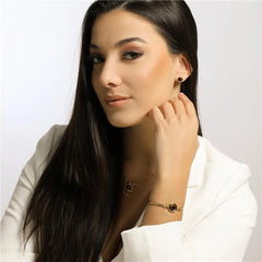 BRINCO MINI CABOCHÃO DOURADO 6,5
