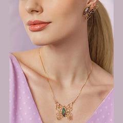 BRINCO BORBOLETA COLEÇÃO GARDEN PEDRAS DO MAR