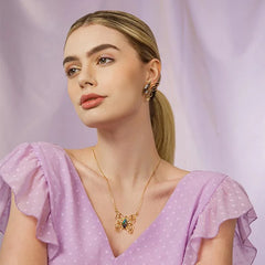 BRINCO BORBOLETA COLEÇÃO GARDEN PEDRAS DO MAR