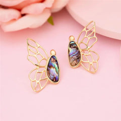 BRINCO BORBOLETA COLEÇÃO GARDEN PEDRAS DO MAR