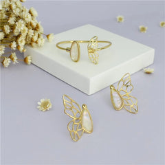 BRINCO BORBOLETA COLEÇÃO GARDEN PEDRAS DO MAR