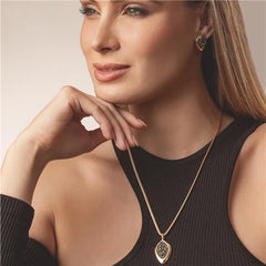 BRINCO DOURADO DETALHE UNICO FRAGMENTOS