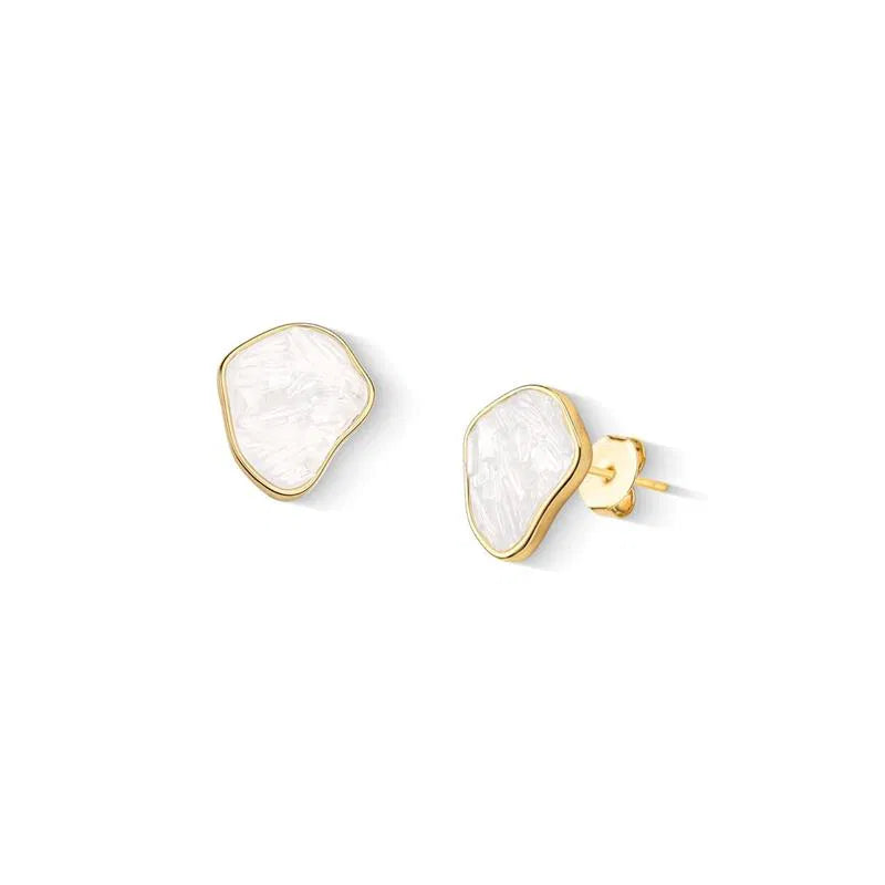 BRINCO SUBLIME CURVAS DOURADO PEDRA FRAGMENTADA