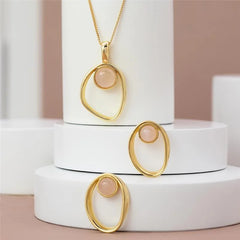 CONJUNTO DESIGN ELEGANTE DOURADO