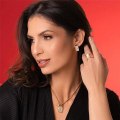 CONJUNTO DOURADO RADIANTE CORRENTE SNAKE