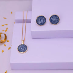 CONJUNTO VIVA DOURADO PEDRAS FRAGMENTADAS FORMATO REDONDO