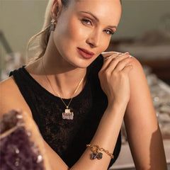 CONJUNTO ENCANTO SUBLIME GEODO NATURAL E FRAGMENTOS