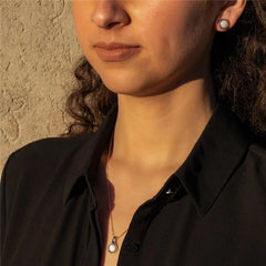 CONJUNTO DOURADO E RODIO BRANCO MINIMALISTA