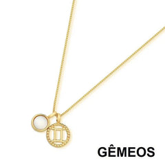 KIT PINGENTE SIGNO GÊMEOS DOURADO