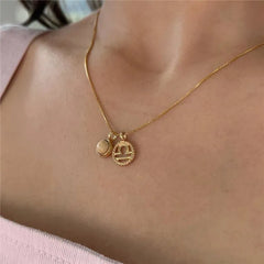 KIT PINGENTE SIGNO LIBRA DOURADO