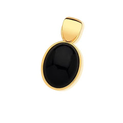 PINGENTE DOURADO SEM CORRENTE PEDRA OVAL
