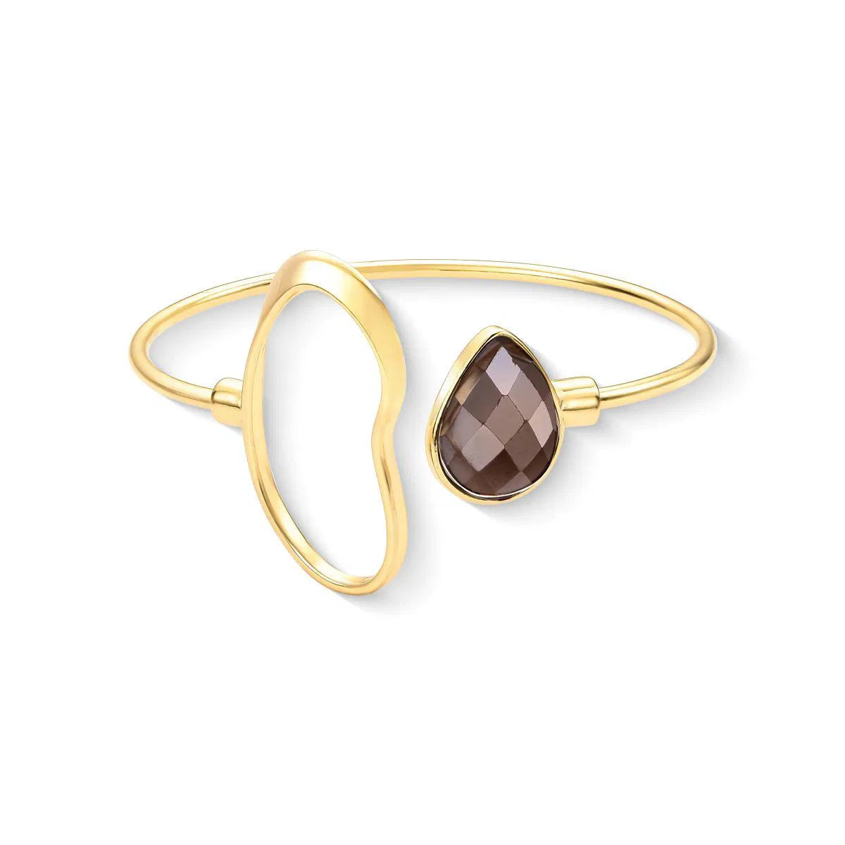 PULSEIRA FORMAS DOURADOA REGULÁVEL FACETADO PEROLADO ACQUA LUNA