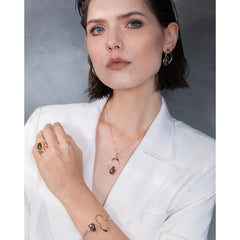 PULSEIRA FORMAS DOURADOA REGULÁVEL FACETADO PEROLADO ACQUA LUNA