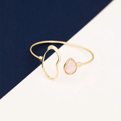 PULSEIRA FORMAS DOURADOA REGULÁVEL FACETADO PEROLADO ACQUA LUNA