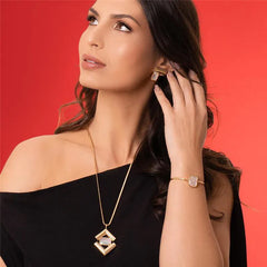 PULSEIRA DOURADO RADIANTE COM FECHO AJUSTAVEL