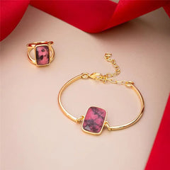 PULSEIRA DOURADO RADIANTE COM FECHO AJUSTAVEL