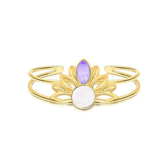 PULSEIRA ESTILO  BRACELETE GIRASSOL DOURADO COM DETALHES