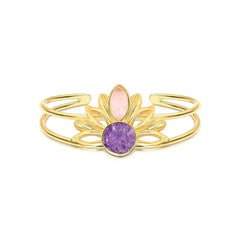 PULSEIRA ESTILO  BRACELETE GIRASSOL DOURADO COM DETALHES