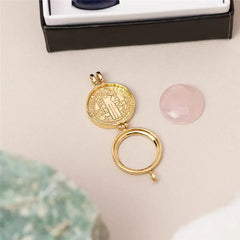 COMBO DOURADO FIGURA DE SÃO BENTO SETE PEDRAS