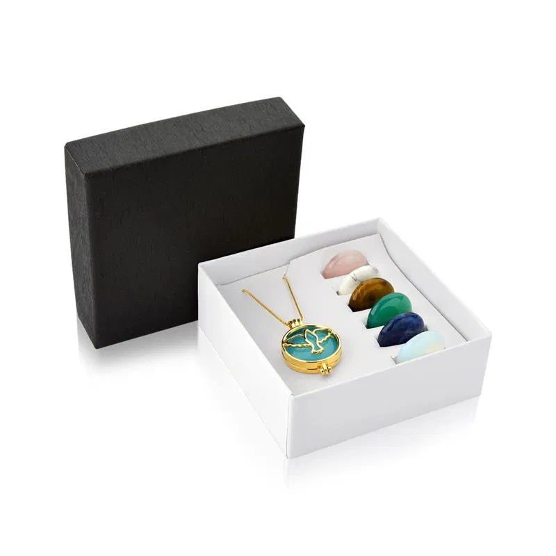 COMBO DOURADO ESPIRITO SANTO COM SETE PEDRAS