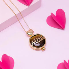 COMBO RELICÁRIO DOURADO MÃE COM QUATRO PEDRAS