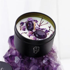 VELA DECORATIVA AMETISTA AROMA DE LAVANDA