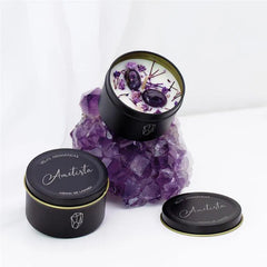 VELA DECORATIVA AMETISTA AROMA DE LAVANDA