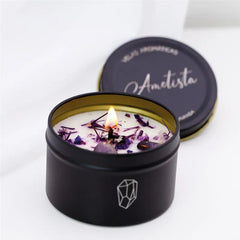 VELA DECORATIVA AMETISTA AROMA DE LAVANDA