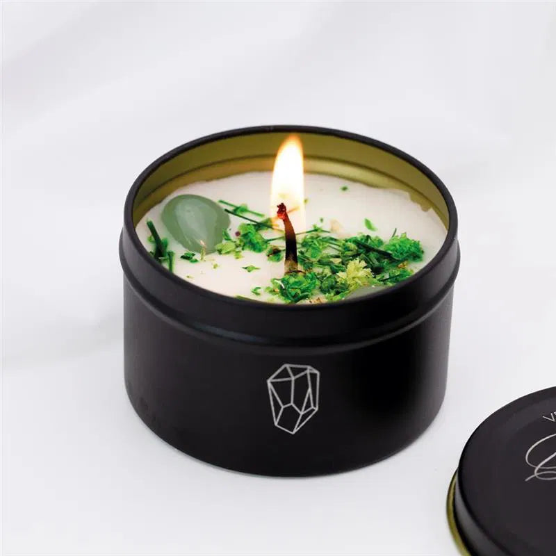 VELA DECORATIVA QUARTZO VERDE AROMA CITRICO