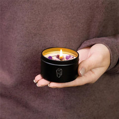 VELA DECORATIVA AMETISTA AROMA DE LAVANDA