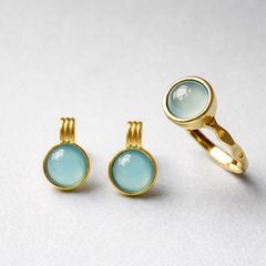 BRINCO DOURADO CABOCHÃO 8MM COM MINI DETALHES