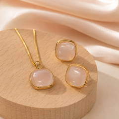 CONJUNTO SLIM DOURADO CABOCHÃO QUADRADO