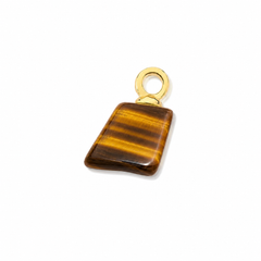 PINGENTE DOURADO COM PEDRA EM TAMANHOS DIFERENTES